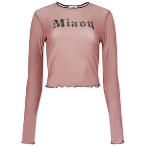 Miaou | Long-sleeve Mesh Tee